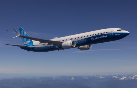 Un Boeing 737-10 en vol. (Crédit:  / Boeing)