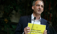 Raphaël Glucksmann à Paris le 23 juin 2025 ( AFP / Thomas SAMSON )