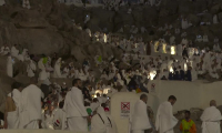 Les fidèles musulmans sur le mont Arafat, étape phare du hajj