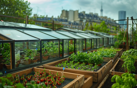 L'Île-de-France est presque totalement dépendante de l'extérieur pour son alimentation, avec seulement 2% des produits alimentaires provenant de la région. (crédit : Adobe Stock / photo générée par IA)