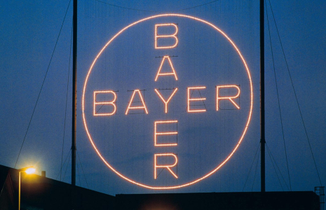 Le logo de l'entreprise de chimie allemande Bayer. (Crédit:  / Bayer)